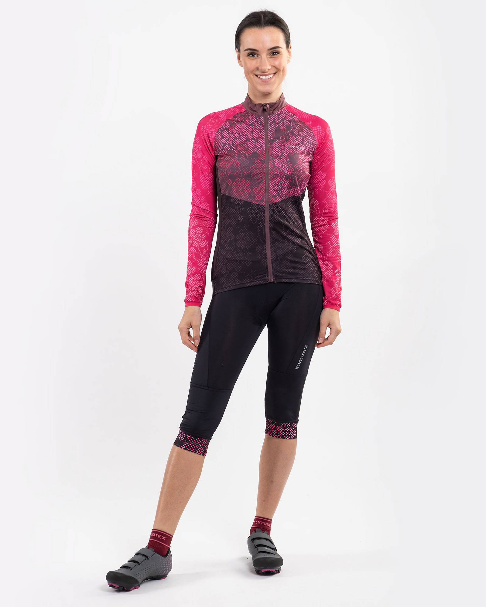 Women's long sleeve cycling jersey